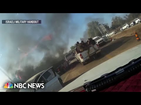 IDF shows journalists raw footage of the October 7 Hamas terror attack