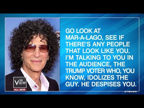 Howard Stern Says Trump Despises His Own Supporters | The View