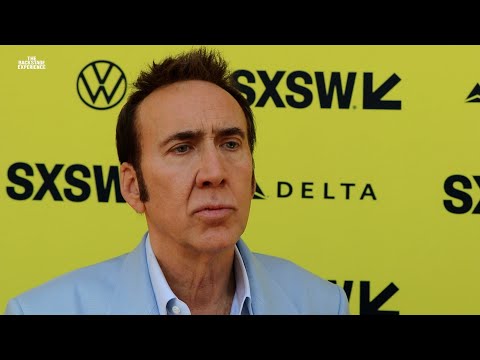 Nicolas Cage Gives Most &quot;Nick Cage&quot; Answer Ever at ARCADIAN World Premiere
