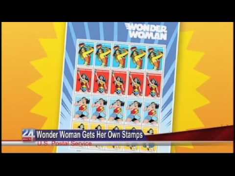 Postal Service Unveils Wonder Woman Stamps