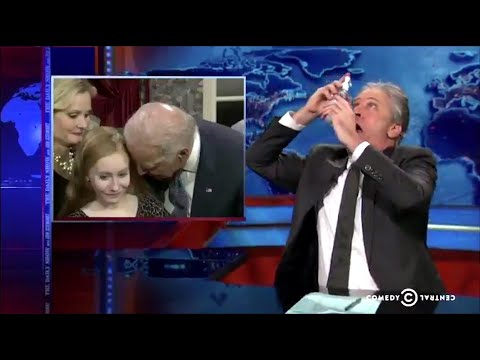 FLASHBACK: Jon Stewart Made Fun Of Biden For Sniffing Girls