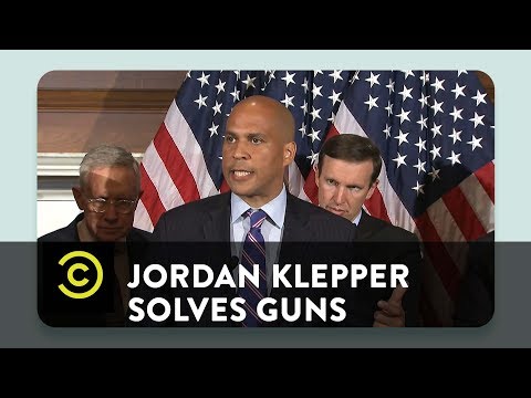 Jordan Klepper Solves Guns - Senator Cory Booker on Guns and Bacon