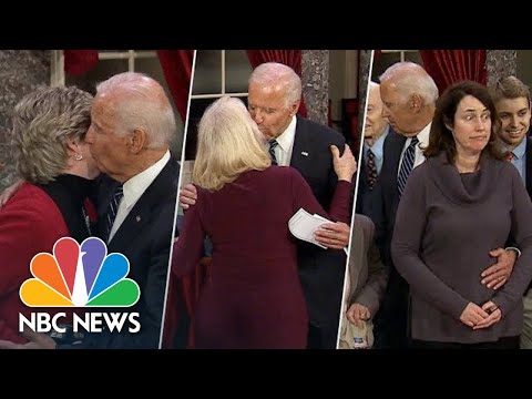 Is Joe Biden&#039;s Touchiness Out Of Touch? Revisit His Mock Swear-Ins | NBC News