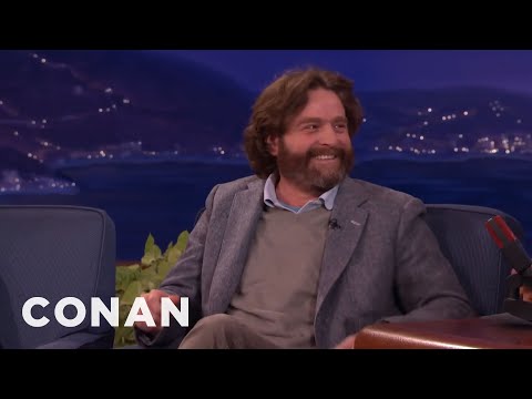 Zach Galifianakis&#039; Question He Refused To Ask President Obama | CONAN on TBS