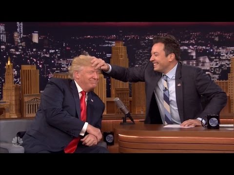 Watch Jimmy Fallon Dare To Mess Up Donald Trump&#039;s Hair