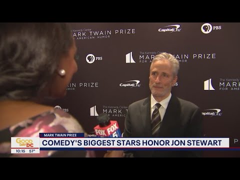 Jon Stewart honored with Mark Twain Prize for American Humor at the Kennedy Center | FOX 5 DC