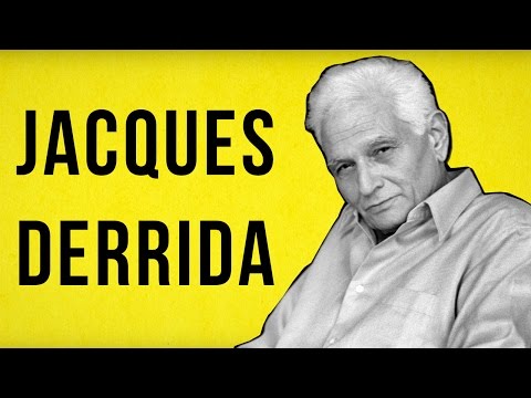 PHILOSOPHY: Jacques Derrida