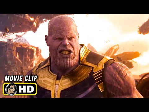 AVENGERS: INFINITY WAR Clip - &quot;Thanos vs Everybody&quot; (2018) Marvel