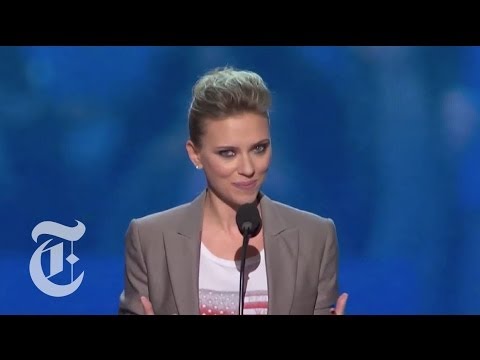 Election 2012 | Scarlett Johansson&#039;s Full DNC Speech | The New York Times