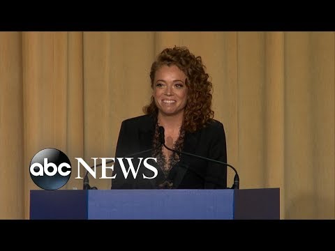 Michelle Wolf performs stand-up routine at White House Correspondent&#039;s dinner
