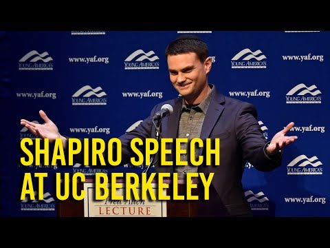 Ben Shapiro speaks at UC Berkeley amid protests