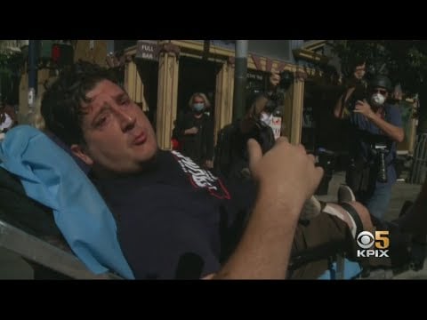 PROTEST VIOLENCE: Conservative group attacked during San Francisco Free Speech Rally