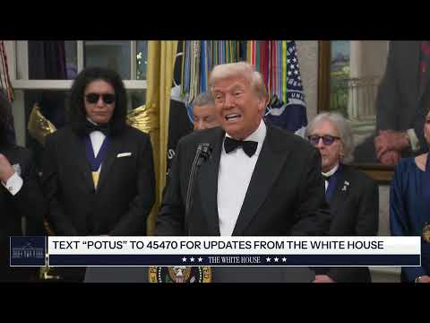 President Trump Participates in a Kennedy Center Honors Medal Presentation