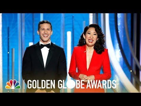 Sandra Oh and Andy Samberg Monologue - 2019 Golden Globes (Highlight)