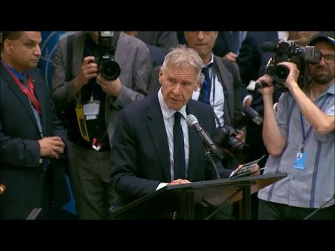 Harrison Ford on the importance of rainforests at the UN Climate Action Summit 2019