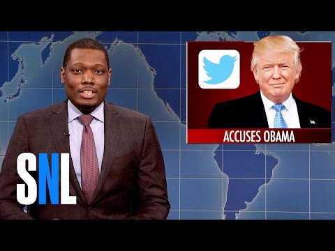 Weekend Update on Donald Trump&#039;s Wiretapping Accusation - SNL