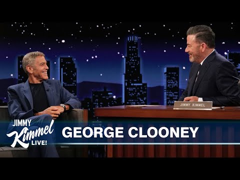 George Clooney on NY Times Op-Ed on Biden, Insults from Trump, Film with Brad Pitt &amp; Pulling Pranks