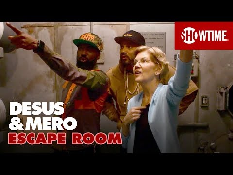 Completing an Escape Room w/ Sen. Elizabeth Warren (D) | DESUS &amp; MERO | SHOWTIME