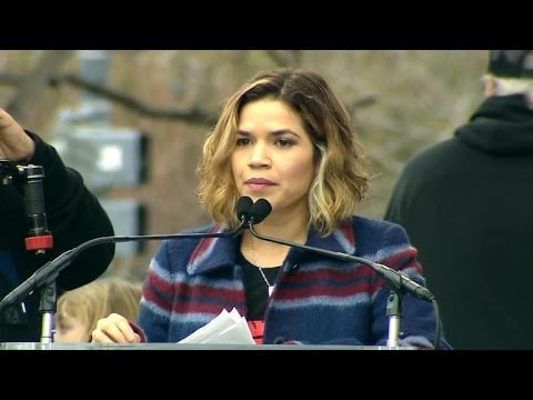 America Ferrera speaks at Women&#039;s March on Washington