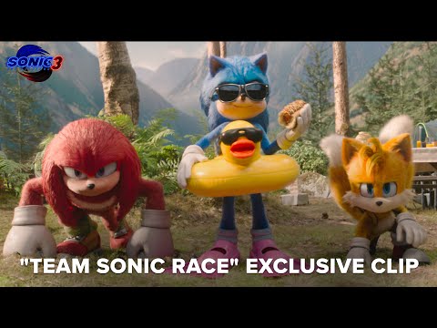 Sonic the Hedgehog 3 | &quot;Team Sonic Race&quot; Exclusive Clip (2024 Movie)