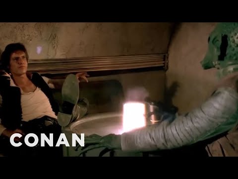 Conan Finally Settles If Han Shot First | CONAN on TBS