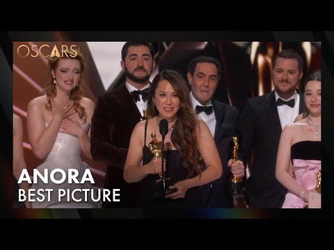 &#039;Anora&#039; Wins Best Picture | 97th Oscars Speech (2025)