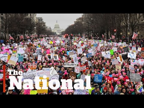 Hundreds of thousands turn out for Women&#039;s March on Washington