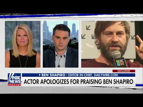 &#039;Mob Mentality&#039;: Actor Apologizes After Backlash for Support of Ben Shapiro