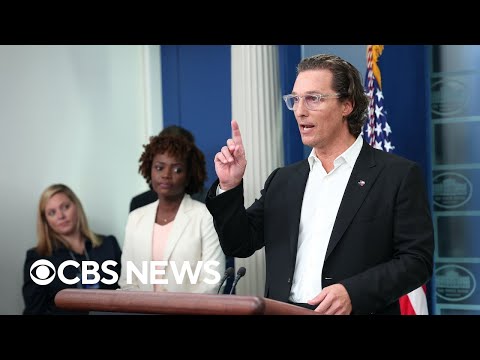 Matthew McConaughey addresses gun violence during White House briefing | full video