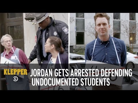 Jordan Gets Arrested Standing Up for Undocumented Students’ Rights - Klepper