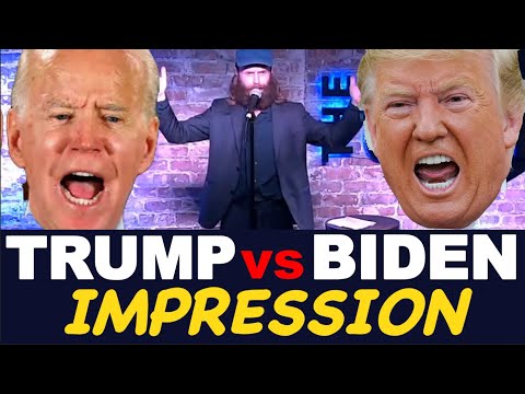 Trump vs Biden impression! (stand-up comedy)
