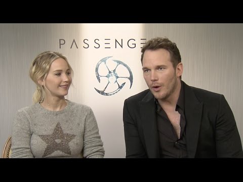 Passengers: Jennifer Lawrence &quot;Aurora Lane&quot; &amp; Chris Pratt &quot;Jim Preston&quot; Interview | ScreenSlam