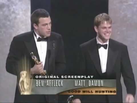Ben Affleck and Matt Damon Win Best Original Screenplay for &quot;Good Will Hunting&quot; | 70th Oscars (1997)