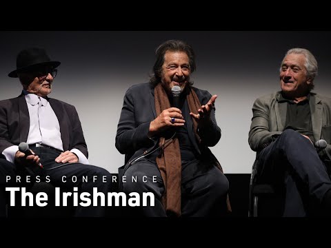 Martin Scorsese, Robert De Niro, Al Pacino &amp; Joe Pesci on The Irishman | NYFF57