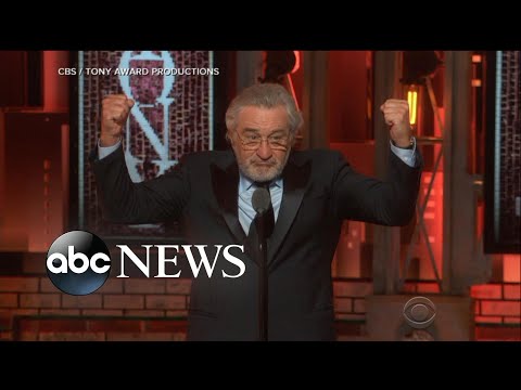 Robert De Niro delivers anti-Trump tirade at Tony Awards