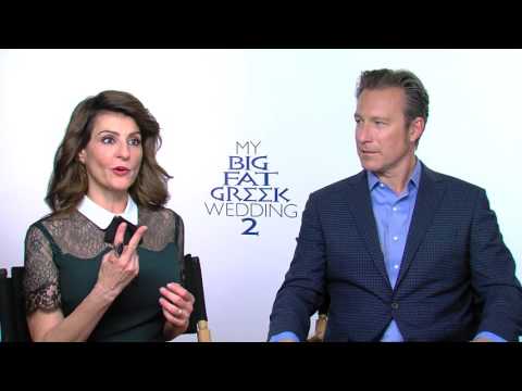 My Big Fat Greek Wedding 2: Nia Vardalos &amp; John Corbett Official Movie Interview | ScreenSlam