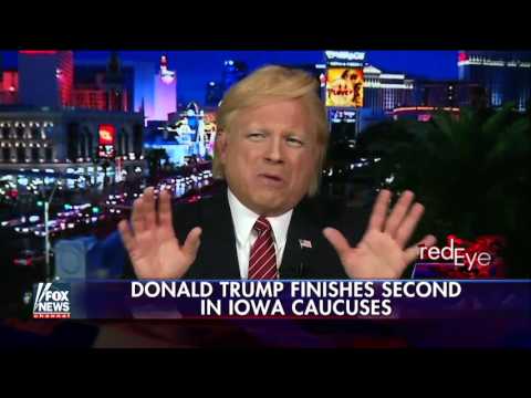 Donald Trump impersonator John Di Domenico feeling the love on &#039;Red Eye&#039; after Iowa loss