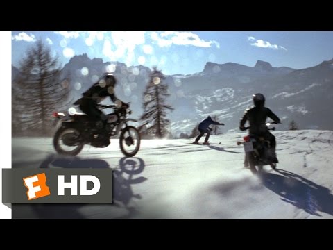 For Your Eyes Only (4/10) Movie CLIP - Motorcycle Ski Chase (1981) HD