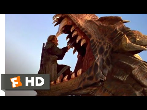 Dragonheart (1996) - The Dragon&#039;s Maw Scene (2/10) | Movieclips