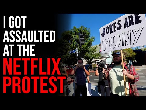 I Got ASSAULTED at the Netflix Protest!