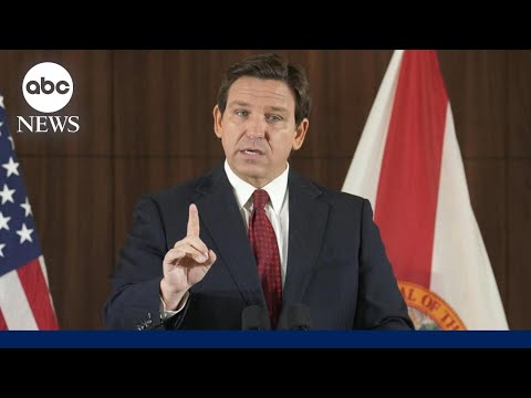 Disney sues Florida Gov. Ron DeSantis l GMA