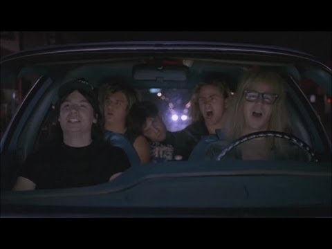 ‘Bohemian Rhapsody’ scene from Wayne’s World Movie. #BoRhap40