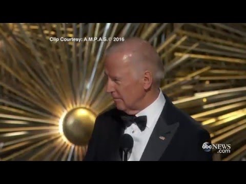 Oscars 2016 | Joe Biden Introduces Lady Gaga&#039;s Performance