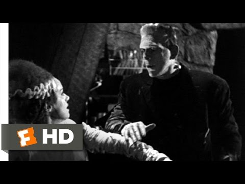 The Monster Meets His Bride - Bride of Frankenstein (10/10) Movie CLIP (1935) HD