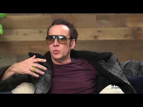 Nicolas Cage discusses his film &quot;Mandy&quot; at IndieWire&#039;s Sundance Studio