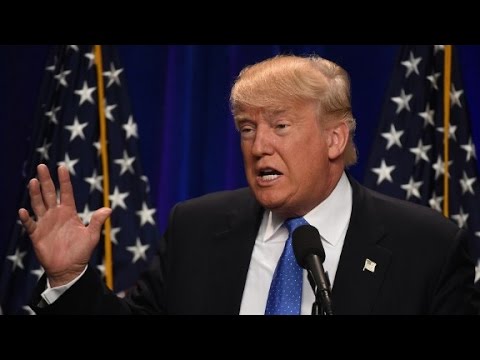 Donald Trump speaks after Orlando massacre