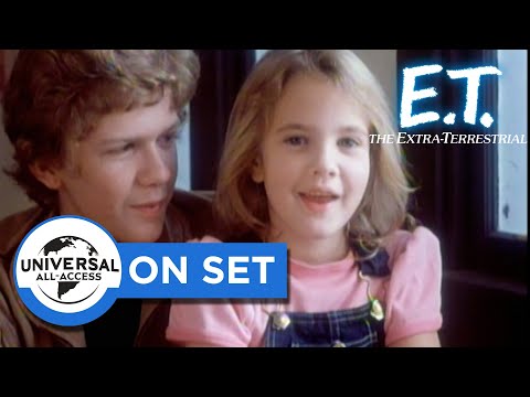 Drew Barrymore On the Set of E.T. The Extra-Terrestrial