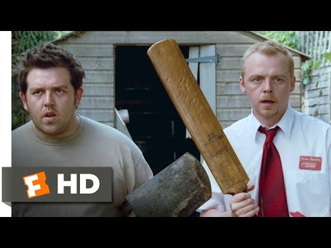 Record Toss - Shaun of the Dead (4/8) Movie CLIP (2004) HD