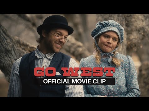 Go West (July 2023) Official Movie Clip &#039;Skipping Rocks&#039; - Sean Astin, Mallory Everton, Stephen Meek