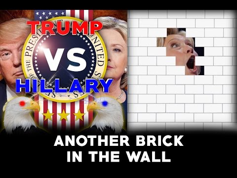 Trump vs Hillary: Another Brick in the Wall | AfterBuzz TV